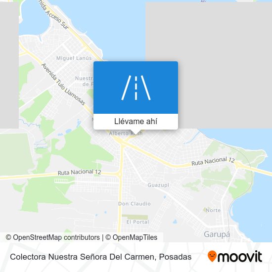 Mapa de Colectora Nuestra Señora Del Carmen