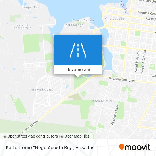 Mapa de Kartódromo “Nego Acosta Rey”