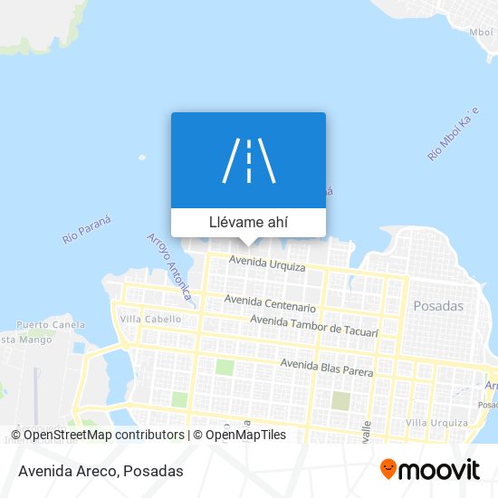 Mapa de Avenida Areco