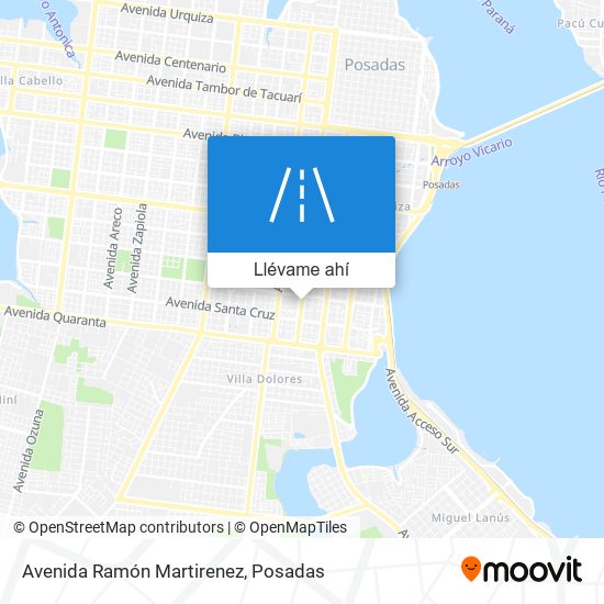 Mapa de Avenida Ramón Martirenez