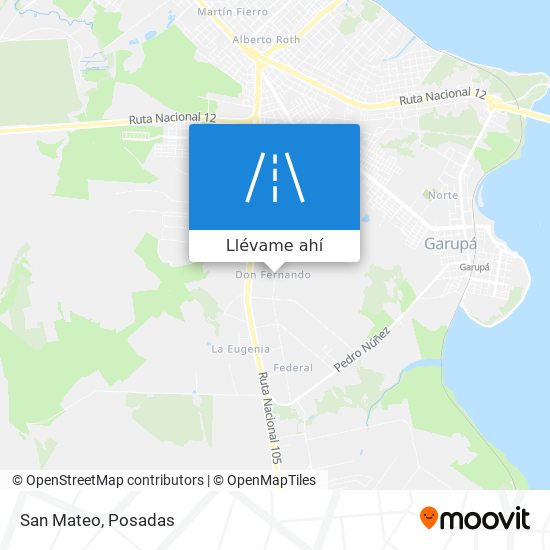 Mapa de San Mateo