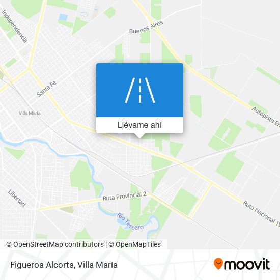 Mapa de Figueroa Alcorta