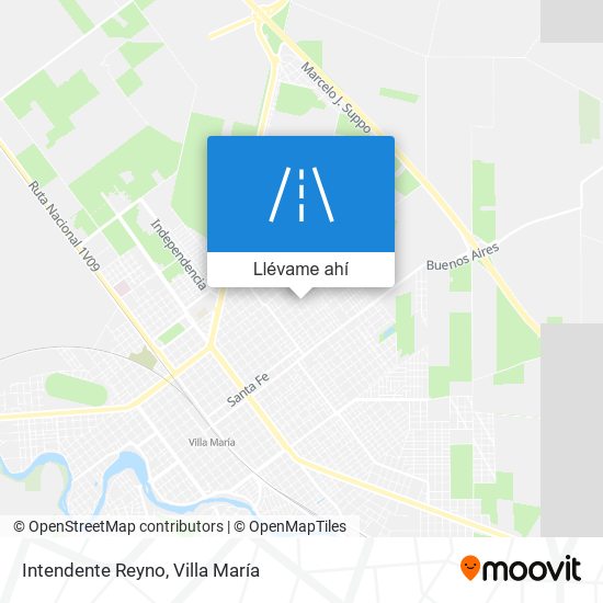 Mapa de Intendente Reyno
