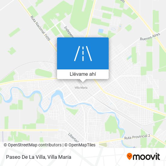 Mapa de Paseo De La Villa