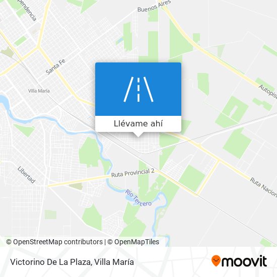 Mapa de Victorino De La Plaza