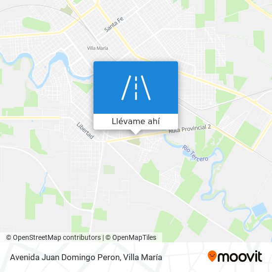 Mapa de Avenida Juan Domingo Peron