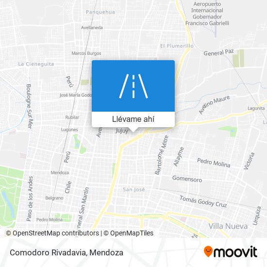 Mapa de Comodoro Rivadavia