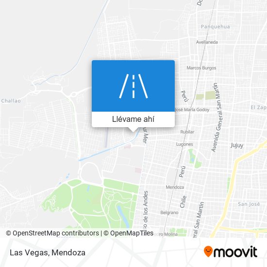 Mapa de Las Vegas