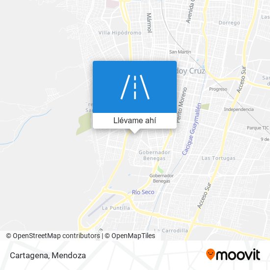 Mapa de Cartagena
