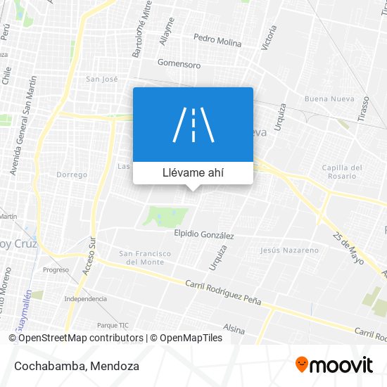 Mapa de Cochabamba