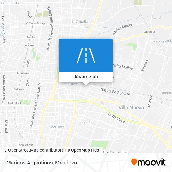 Mapa de Marinos Argentinos
