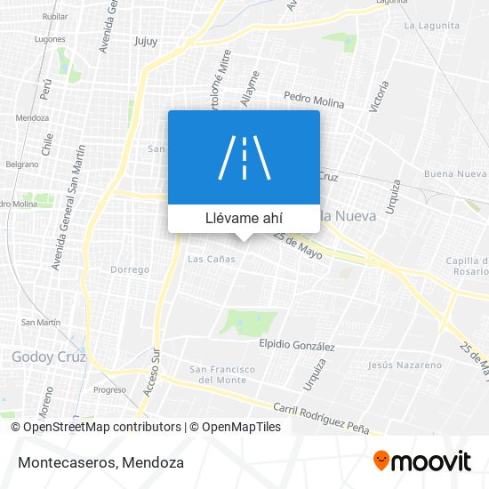 Mapa de Montecaseros