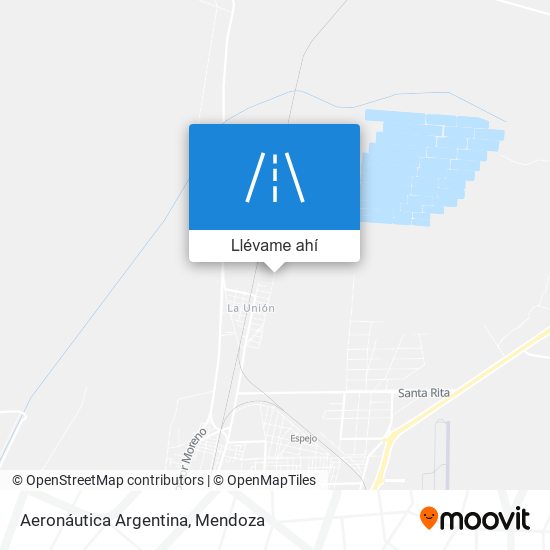 Mapa de Aeronáutica Argentina