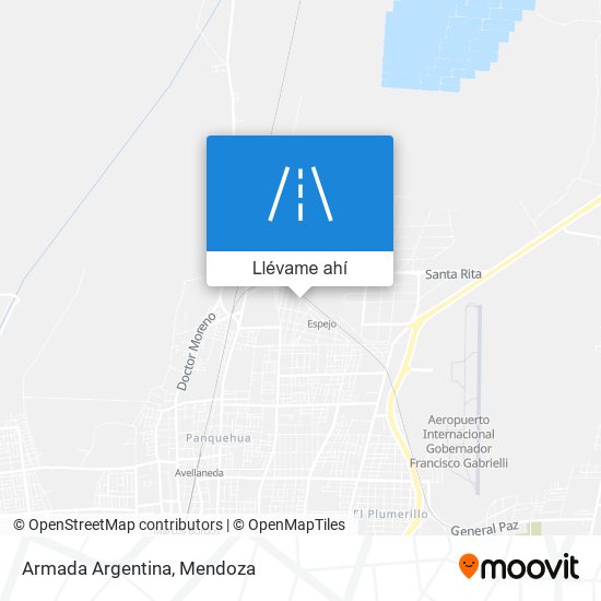Mapa de Armada Argentina