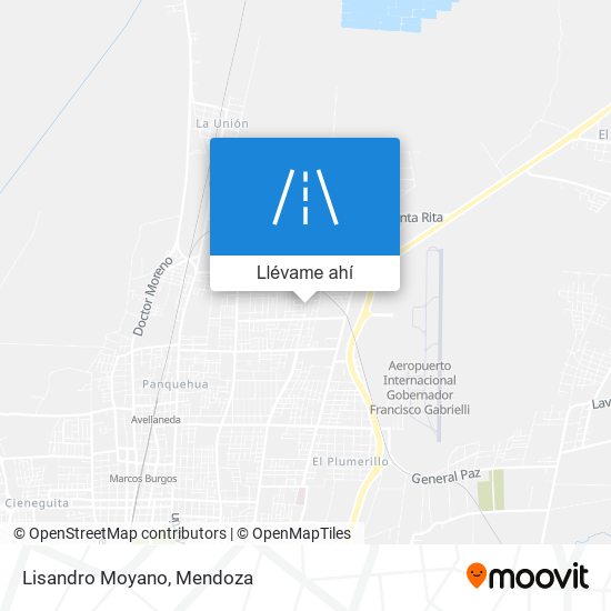 Mapa de Lisandro Moyano