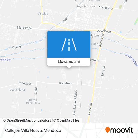 Mapa de Callejon Villa Nueva