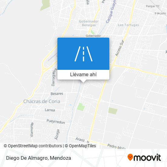 Mapa de Diego De Almagro