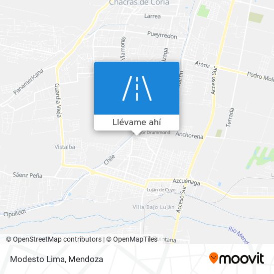 Mapa de Modesto Lima