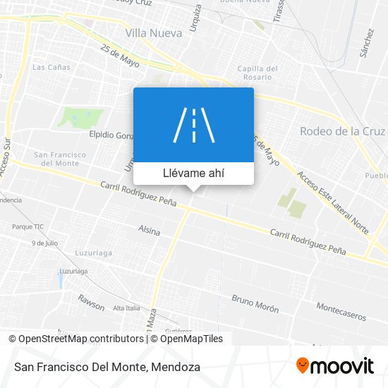 Mapa de San Francisco Del Monte