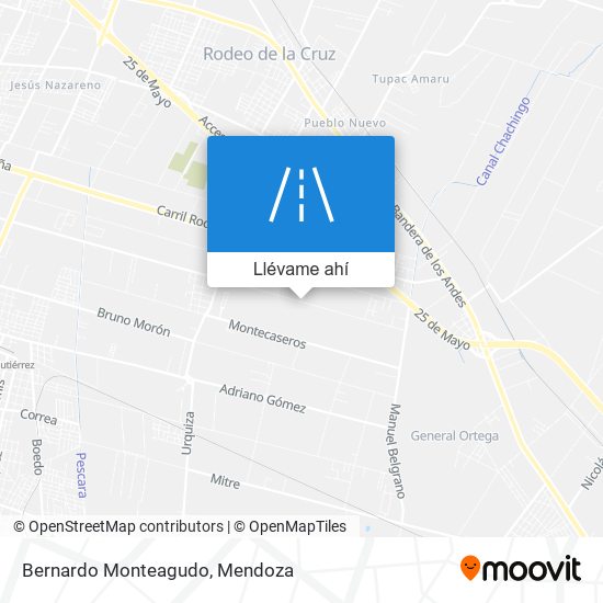 Mapa de Bernardo Monteagudo