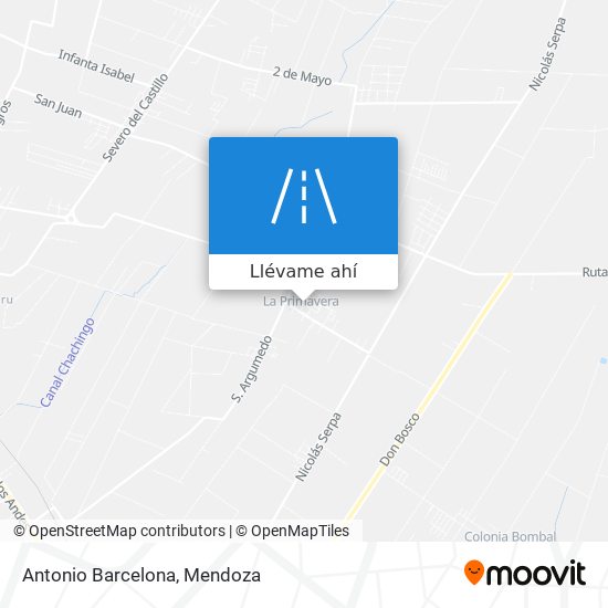 Mapa de Antonio Barcelona