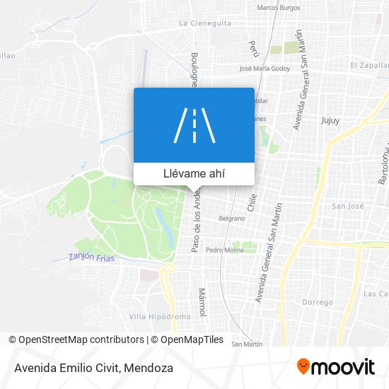 Mapa de Avenida Emilio Civit