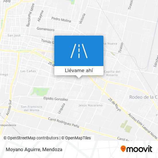Mapa de Moyano Aguirre