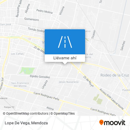 Mapa de Lope De Vega