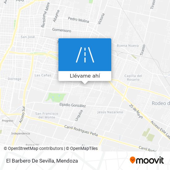 Mapa de El Barbero De Sevilla
