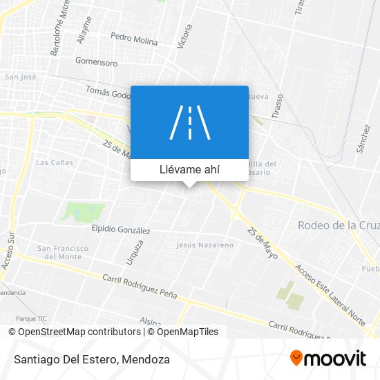 Mapa de Santiago Del Estero