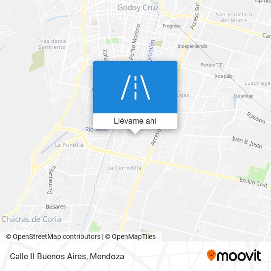 Mapa de Calle II Buenos Aires