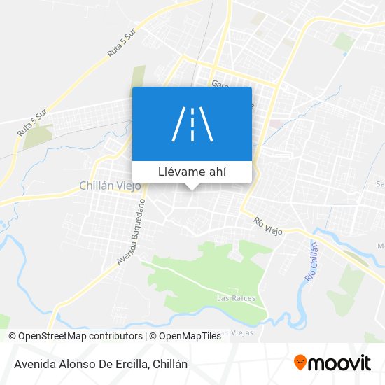 Mapa de Avenida Alonso De Ercilla