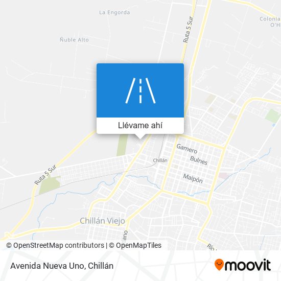 Mapa de Avenida Nueva Uno