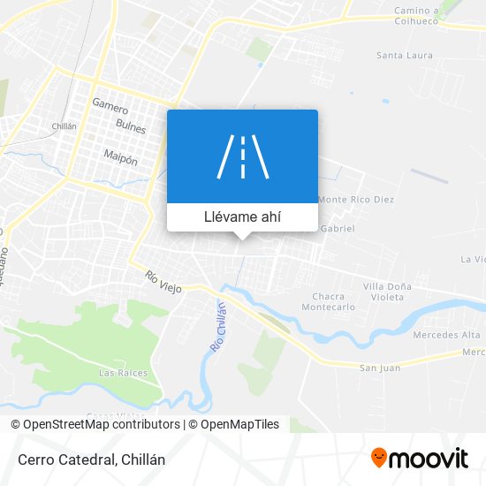 Mapa de Cerro Catedral