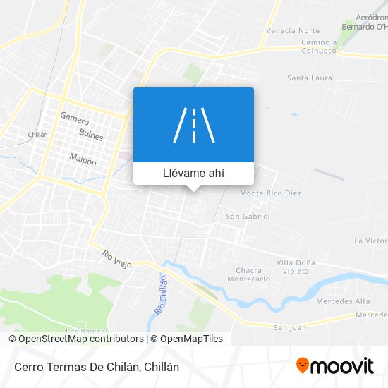 Mapa de Cerro Termas De Chilán