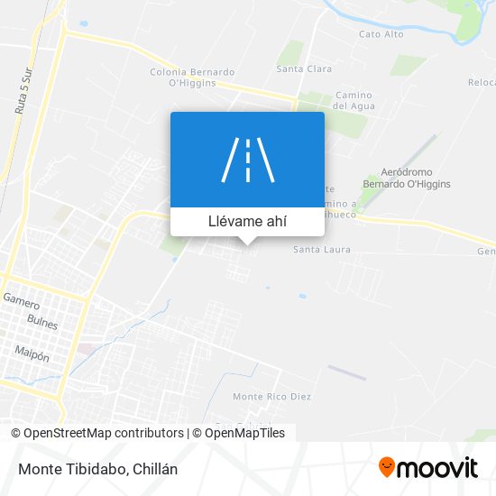 Mapa de Monte Tibidabo