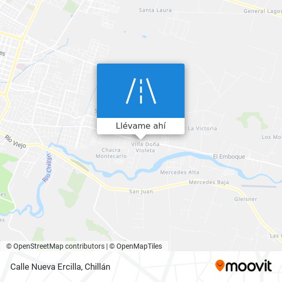 Mapa de Calle Nueva Ercilla