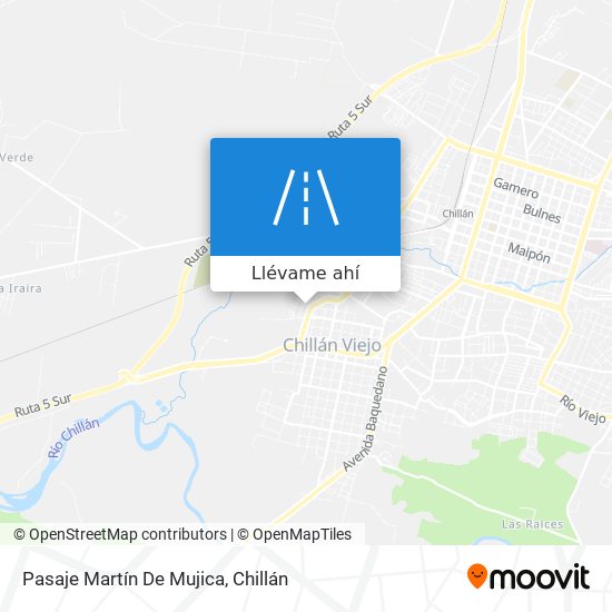 Mapa de Pasaje Martín De Mujica