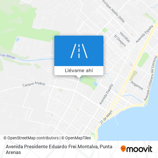 Mapa de Avenida Presidente Eduardo Frei Montalva