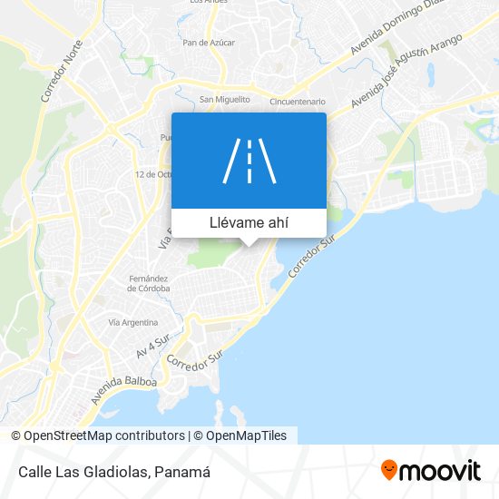 Mapa de Calle Las Gladiolas