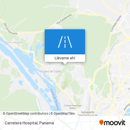 Mapa de Carretera Hospital