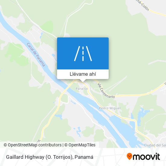 Mapa de Gaillard Highway (O. Torrijos)