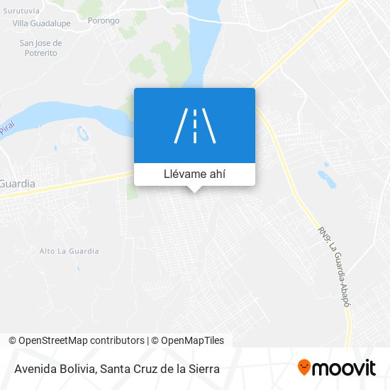 Mapa de Avenida Bolivia