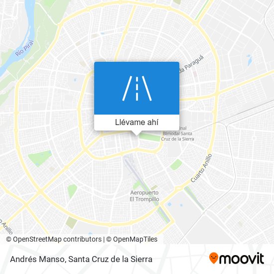 Mapa de Andrés Manso