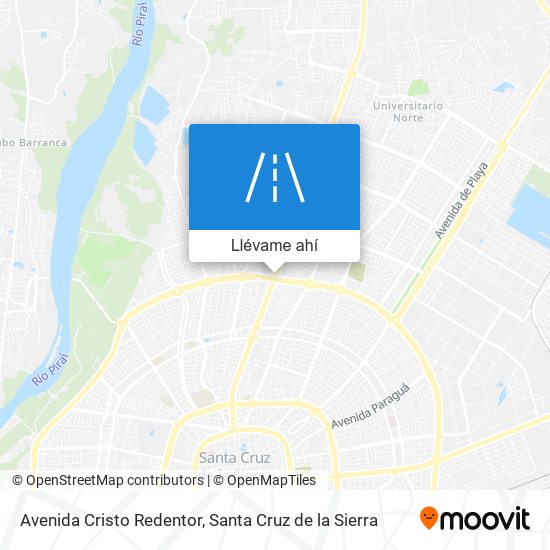 Mapa de Avenida Cristo Redentor