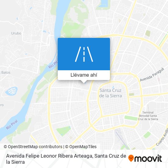 Mapa de Avenida Felipe Leonor Ribera Arteaga