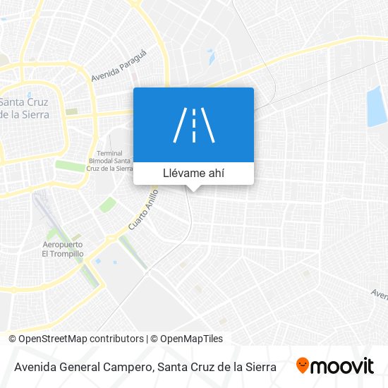 Mapa de Avenida General Campero