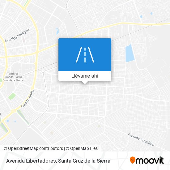 Mapa de Avenida Libertadores