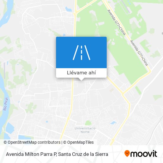 Mapa de Avenida Milton Parra P