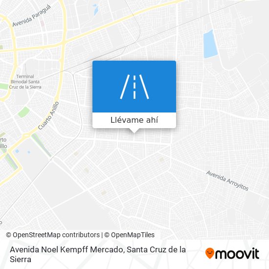 Mapa de Avenida Noel Kempff Mercado